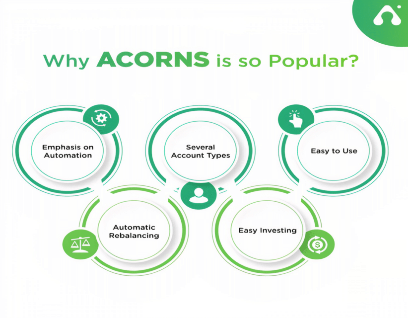 Illustration of  Why Acorns is so Popular