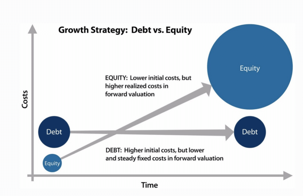 Growth Strategy: Dept vs Equity