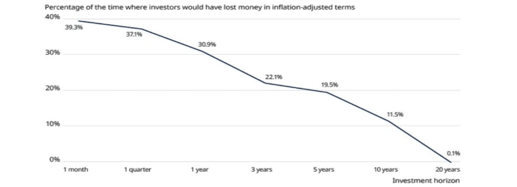 20 years investment plan employed to avoid the risk of losing money during inflation