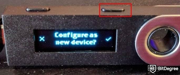 Configure the new device
