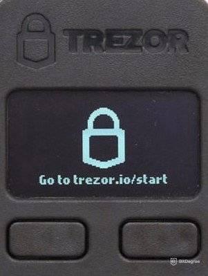 Trezor screen