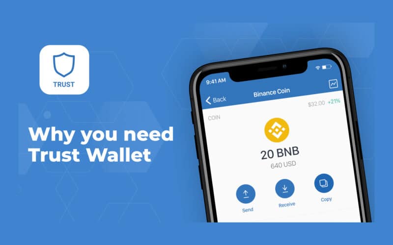 Text: Why you need Trust Wallet