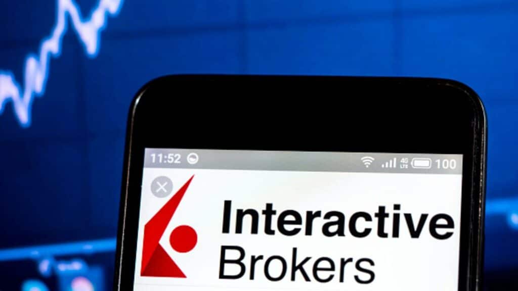 Interactive Brokers on the smartphone screen