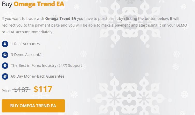 Omega Trend EA’s price