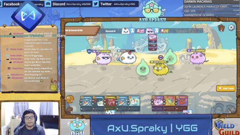 Axie Infinity interface