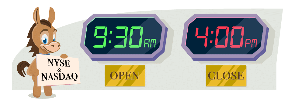 US stock exchange market hours