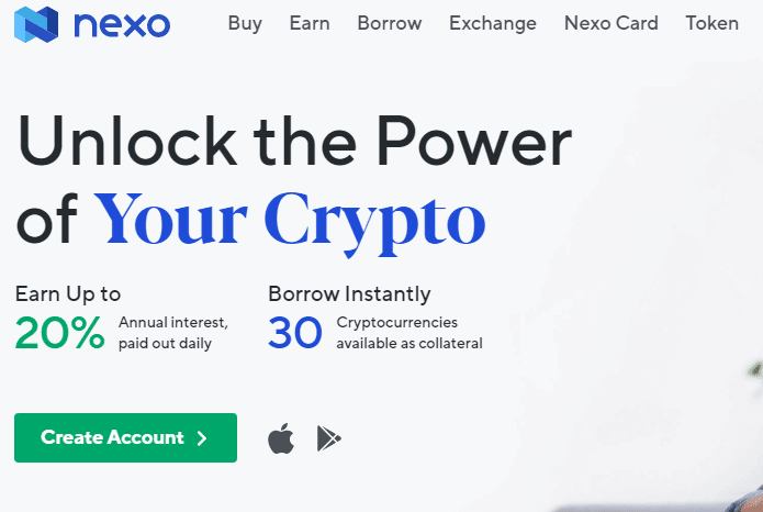 Nexo passive income app