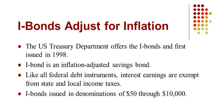 I-Bonds Adjust for Inflation