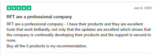 User review of Responsible Forex Trading on the Trustpilot site