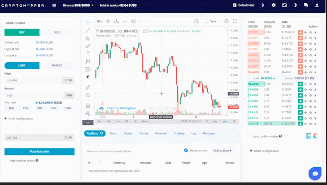 Cryptohopper platform