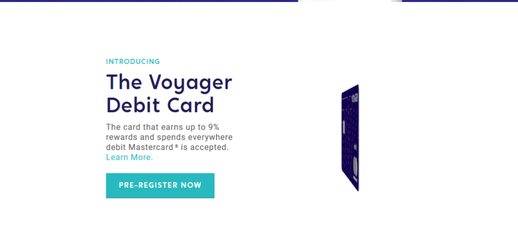 Voyager debit card