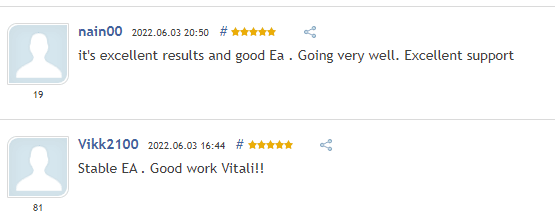Positive user feedback on MQL5. 